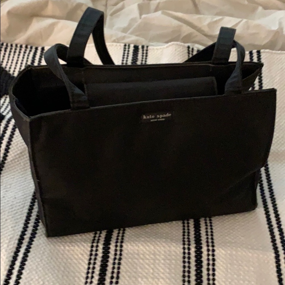 Vintage Kate spade black nylon Sam bag